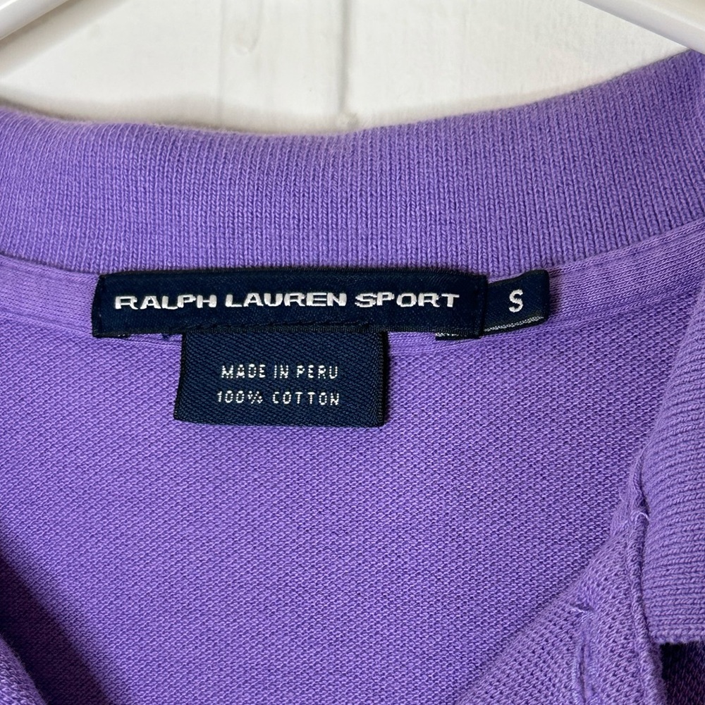 Ralph Lauren Sport Purple Polo Dress 100% Cotton Size Small - Picture 3 of 5